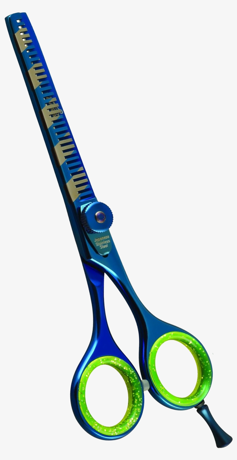 Samshears Professional Blue Titanium Cutting Barber - Scissors, transparent png download