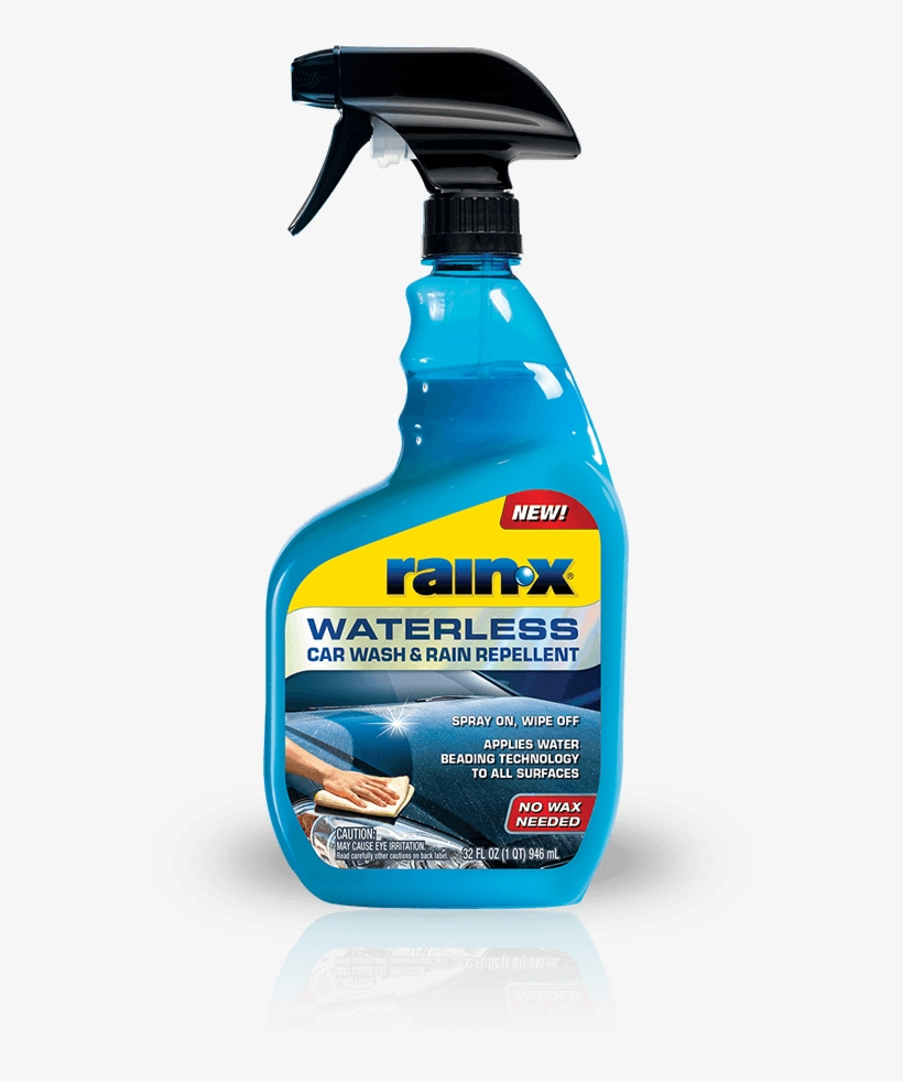 Rain-x Waterless Car Wash & Rain Repellent - Rain X Water Repelling Fast Wax, transparent png download