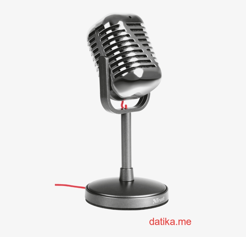 Buy Trust Elvii Vintage Microphone In Montenegro - Trust Elvii Vintage Mikrofon, transparent png download
