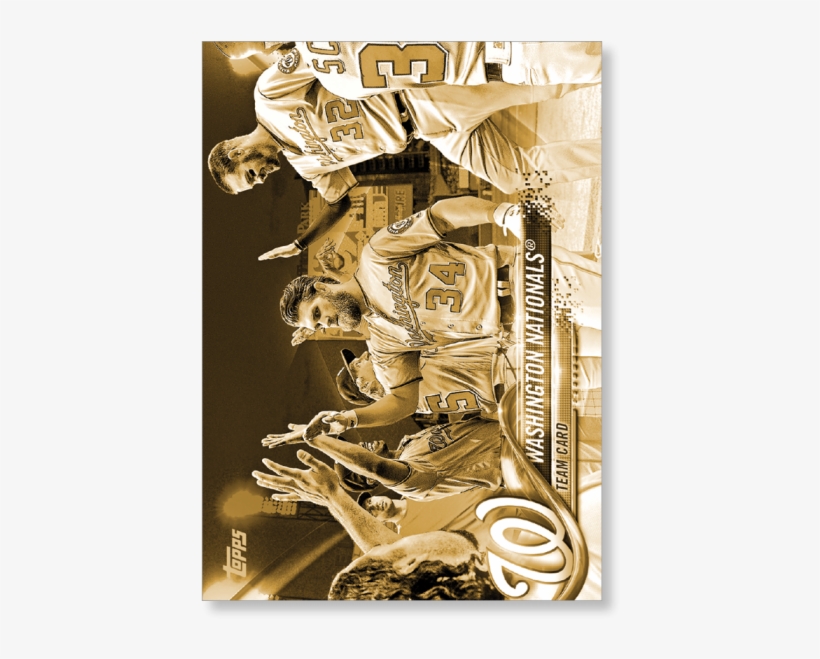 2018 Topps Series 1 Baseball Washington Nationals - Illustration, transparent png download