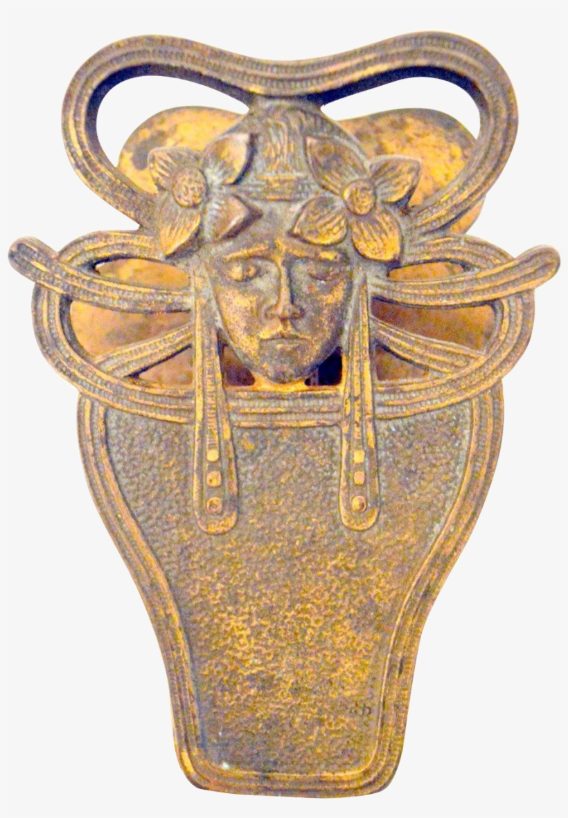 Cast Iron Figural Paper Clip Holder - Antique, transparent png download