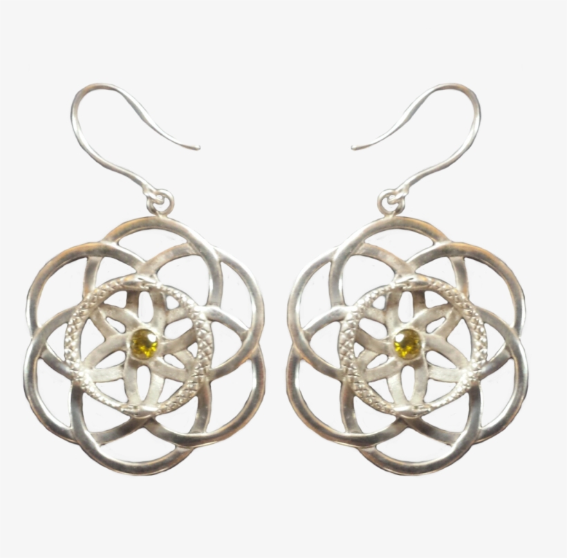 Eternal Serpent Seed Earrings ✧ Brass ✧ Ouroboros - Selfistry: Explore Your Self Journal And Notebook, transparent png download