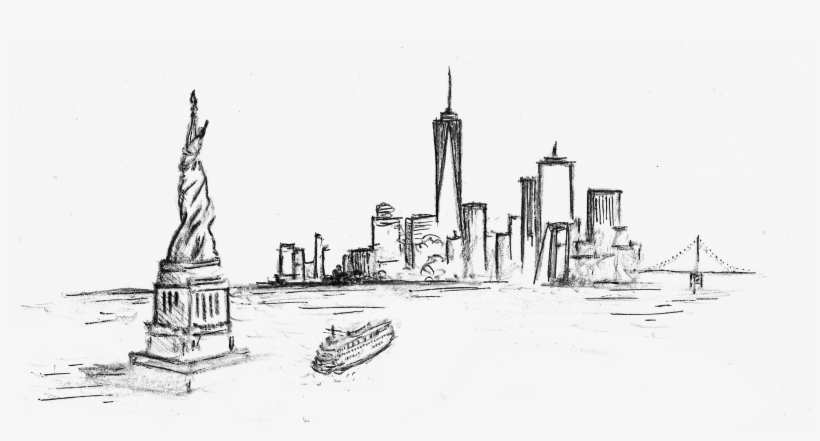 New York - “ - Sketch, transparent png download