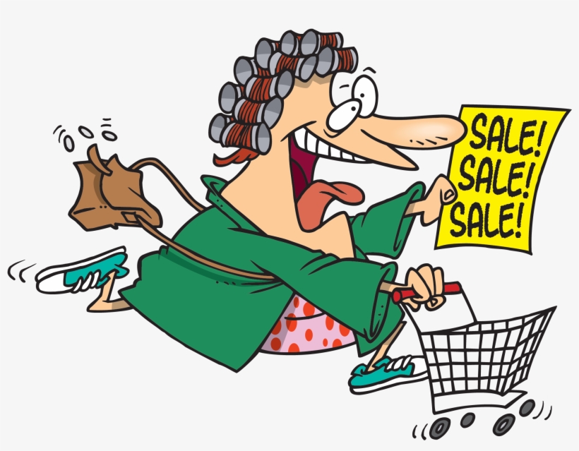 Clip Free Stock And Multiple Real Estate Offers - Black Friday Shopping Cartoon, transparent png download