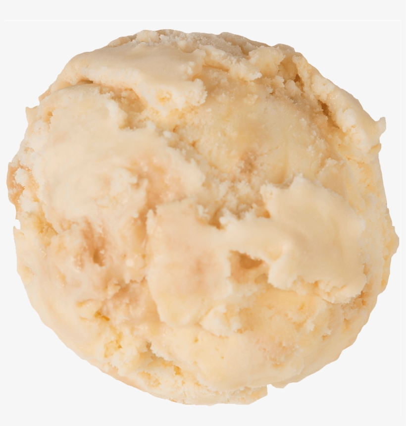 Caramel Fudge In Clotted Scoop - Coconut Macaroon, transparent png download