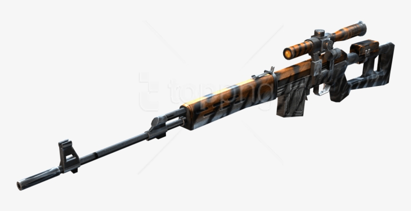 Free Png Download Leopard Sniper Clipart Png Photo - Rifle, transparent png download