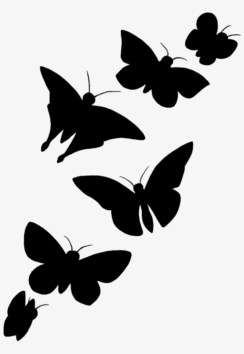 Butterfly Silhouette Butterfly Silhouette - Portable Network Graphics