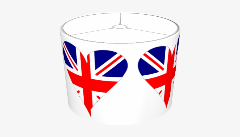 Funky Uk Flag Heart - Circle, transparent png download
