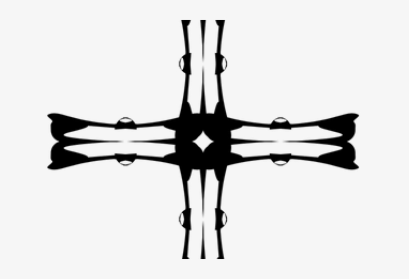 Cross Vector Art - Background Logo Salib, transparent png download