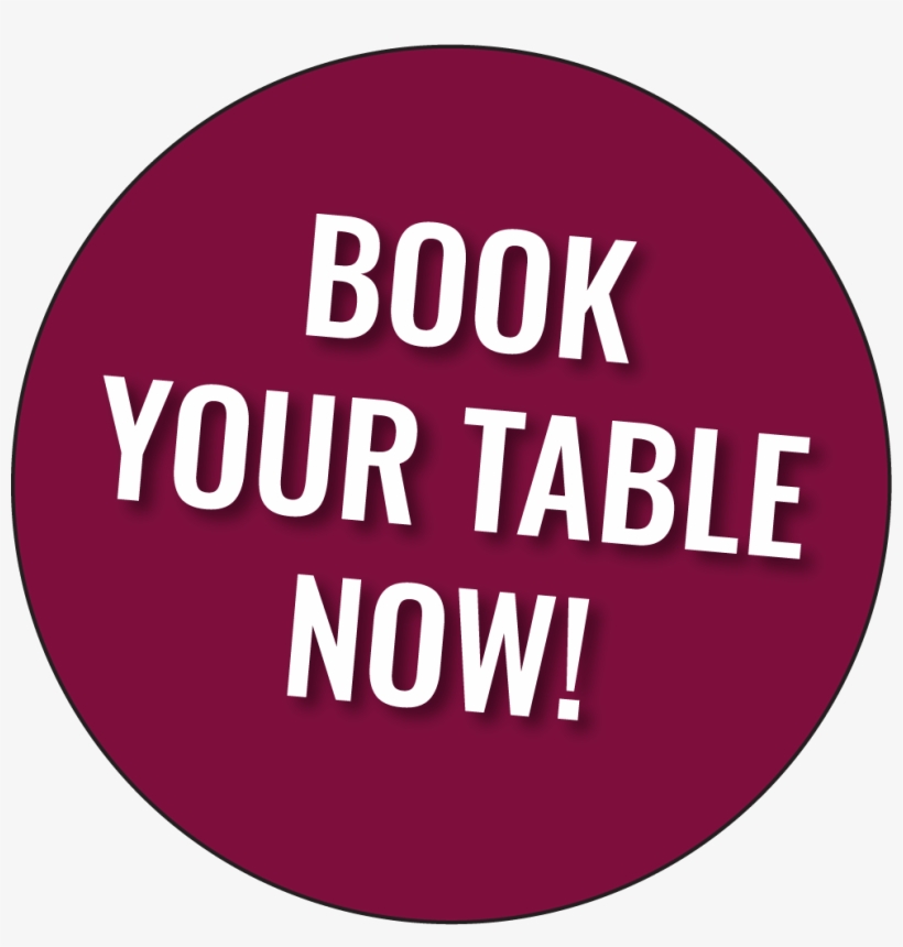 Book A Table - Circle, transparent png download
