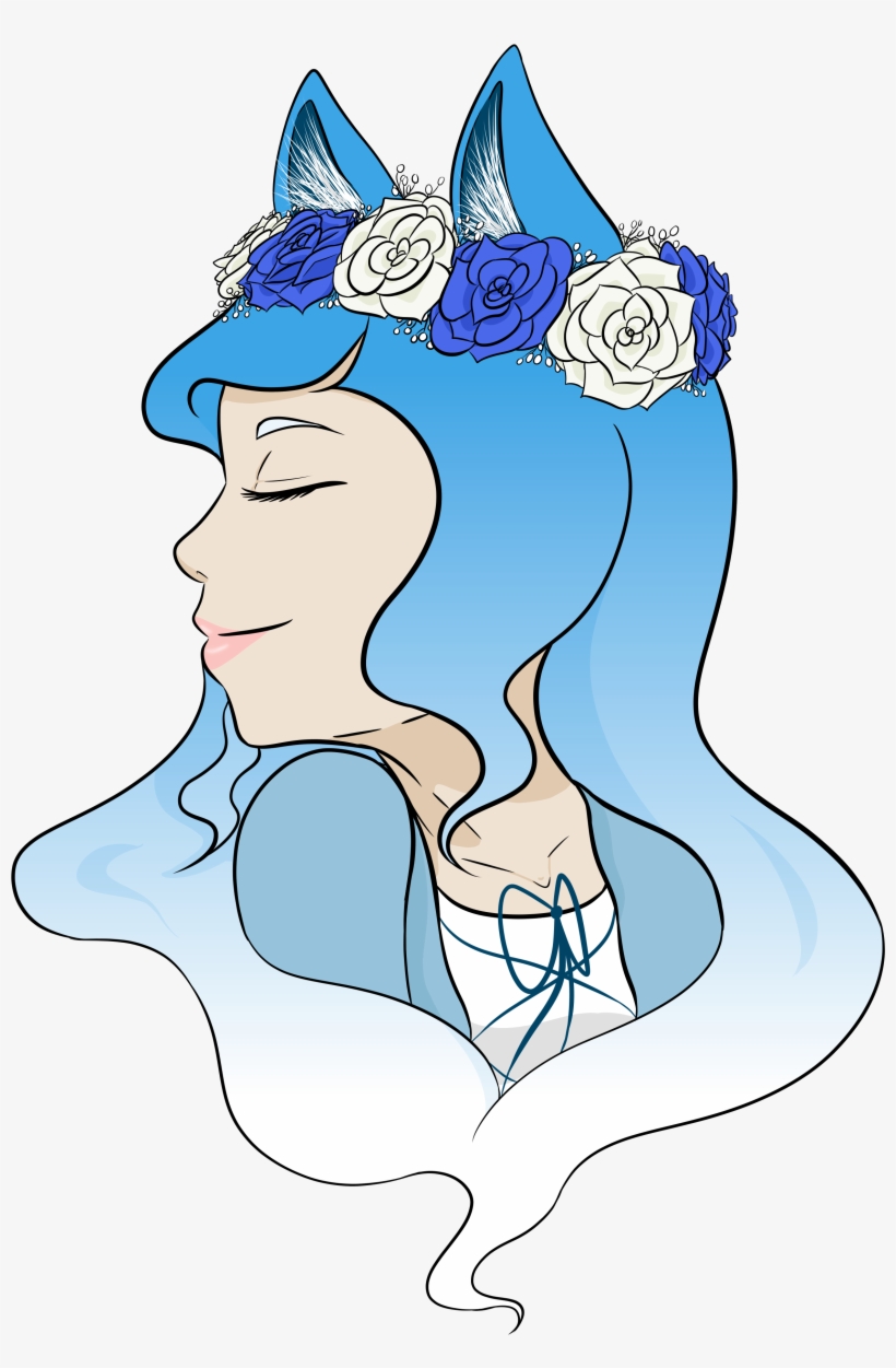 Diana Flower Crown - Cartoon, transparent png download