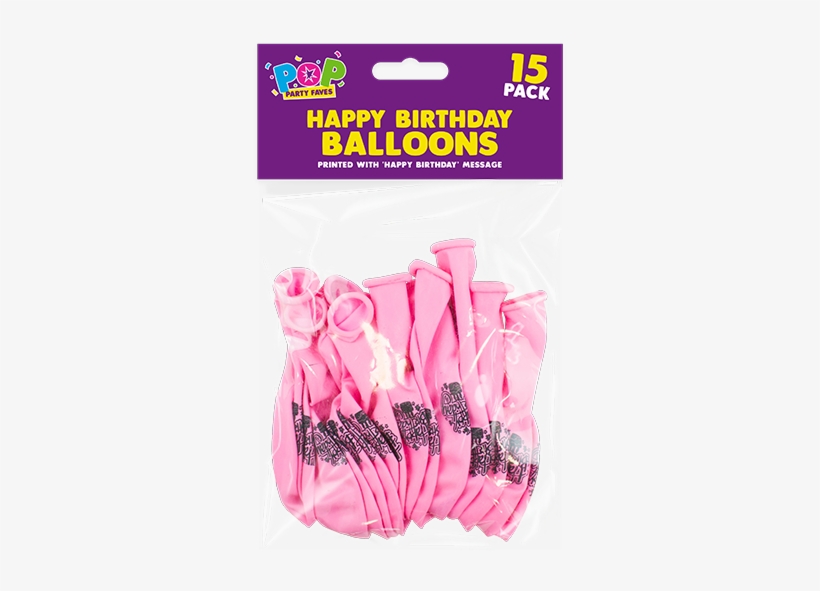 Pink Happy Birthday Balloons - Skipping Rope, transparent png download