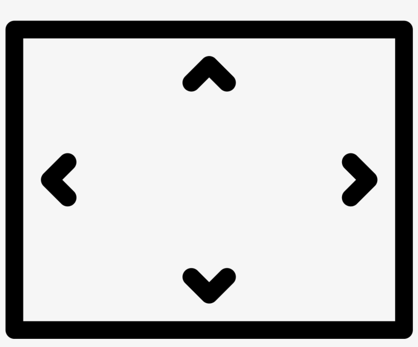 Overscan Settings Icon, transparent png download