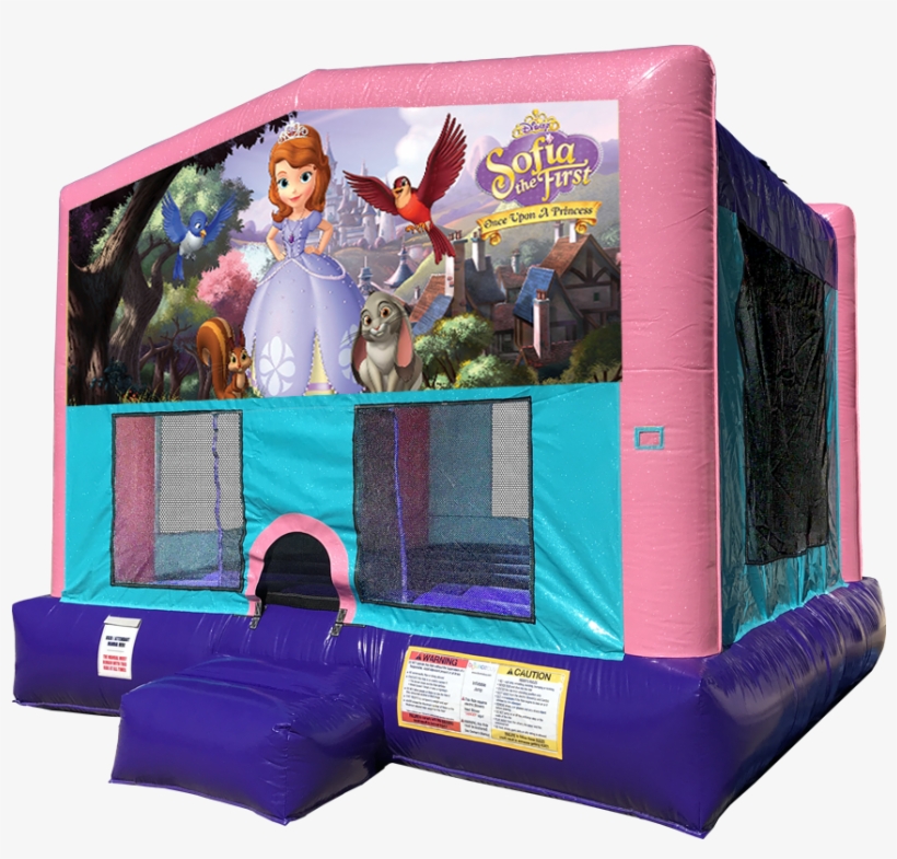 Sofia The First Sparkly Pink Bouncer Rentals In Austin - Lol Surprise Bounce House, transparent png download