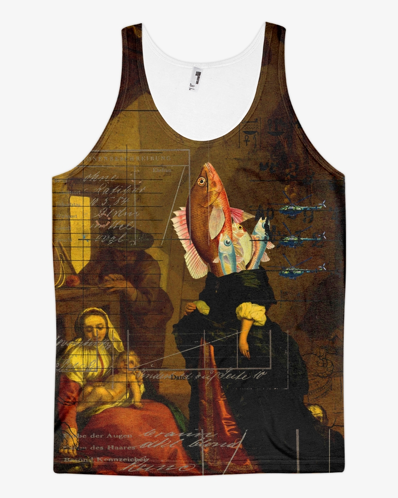 American Apparel White Flat Front Mockup Tanktop, transparent png download