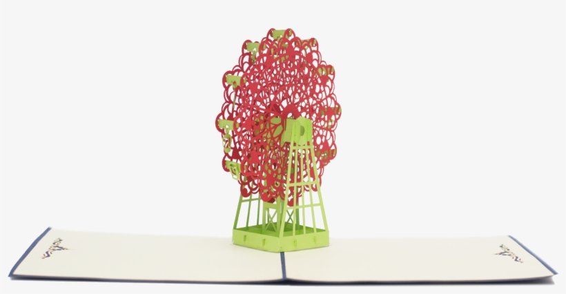 Ferris Wheel Pop Up Card - Mobile Phone, transparent png download