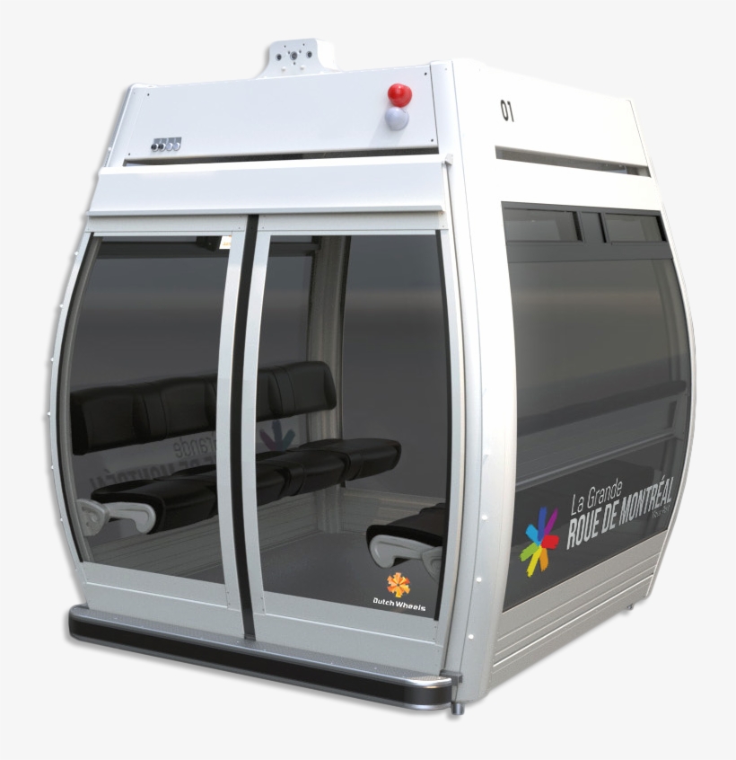 Observation Wheel Cabin - Montreal Wheel Old Port, transparent png download