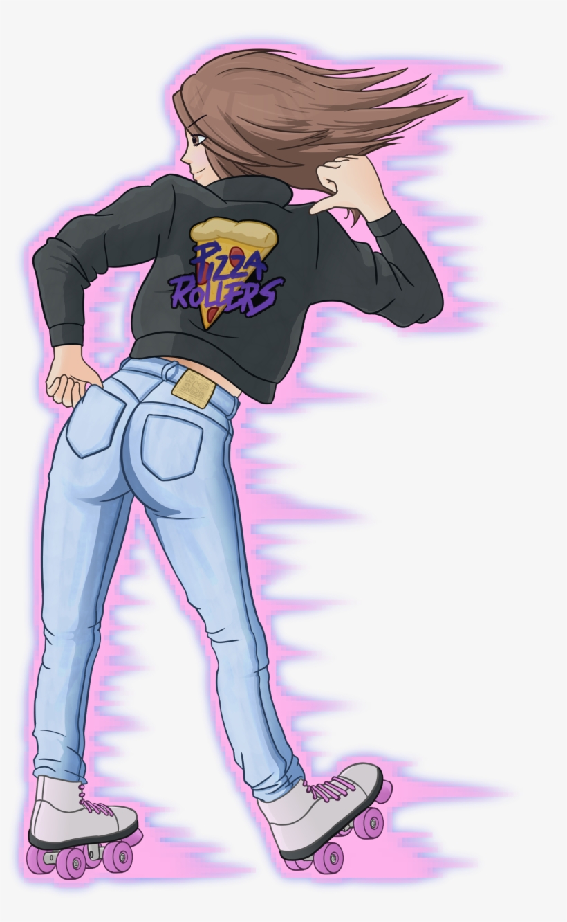 Pizza Roller - Cartoon, transparent png download