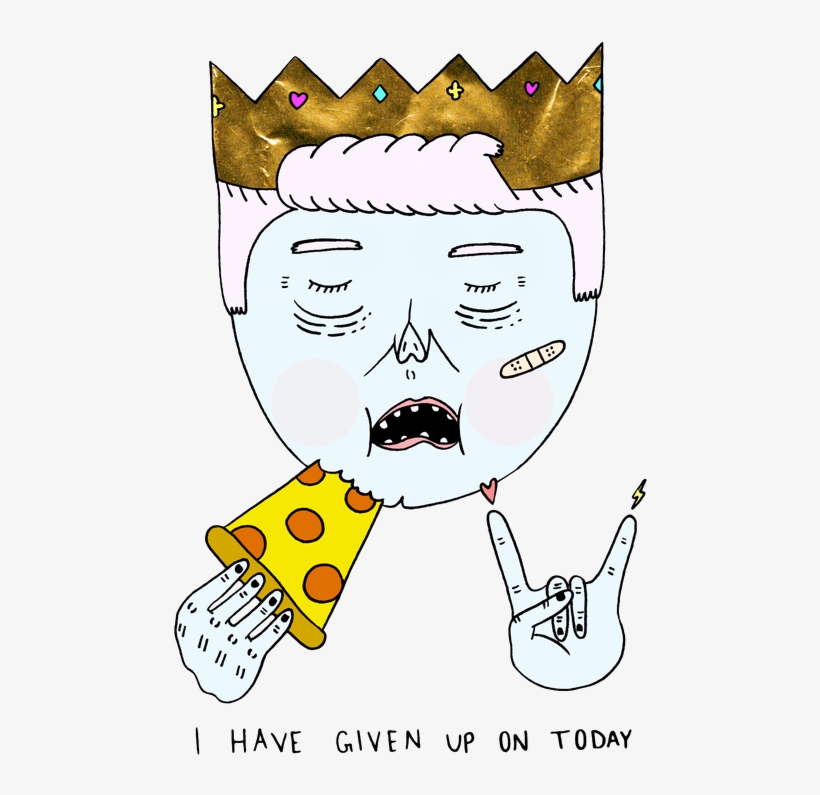 Art Pizza King Transparent - Cartoon, transparent png download