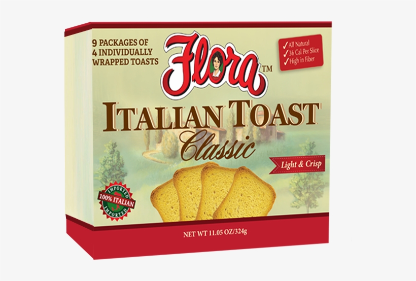 Italian Classic Toast - Flora Foods, transparent png download