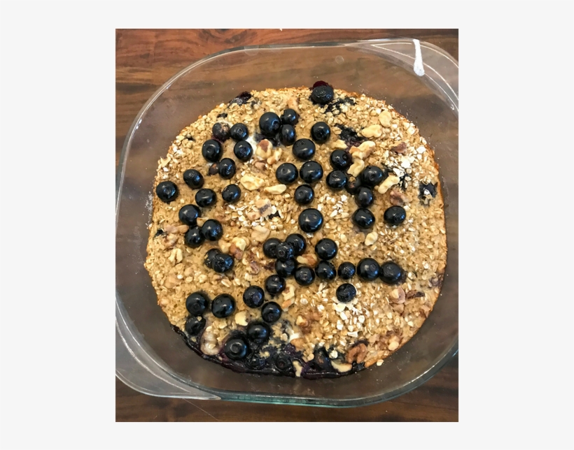 Baked Oatmeal With Bananas And Blueberries - Blueberry, transparent png download