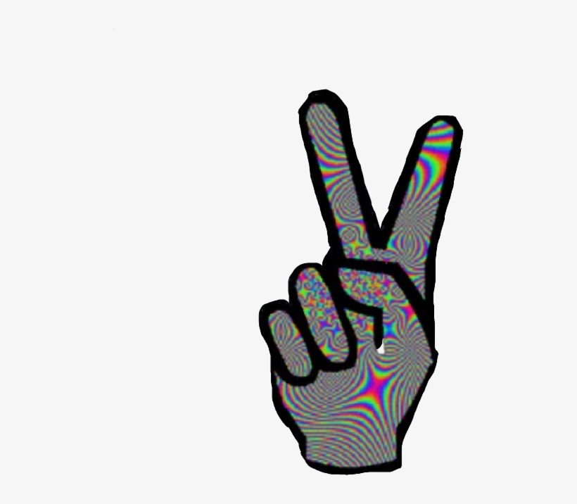 187 Images About Overlays On We Heart It - Peace Out Sign, transparent png download