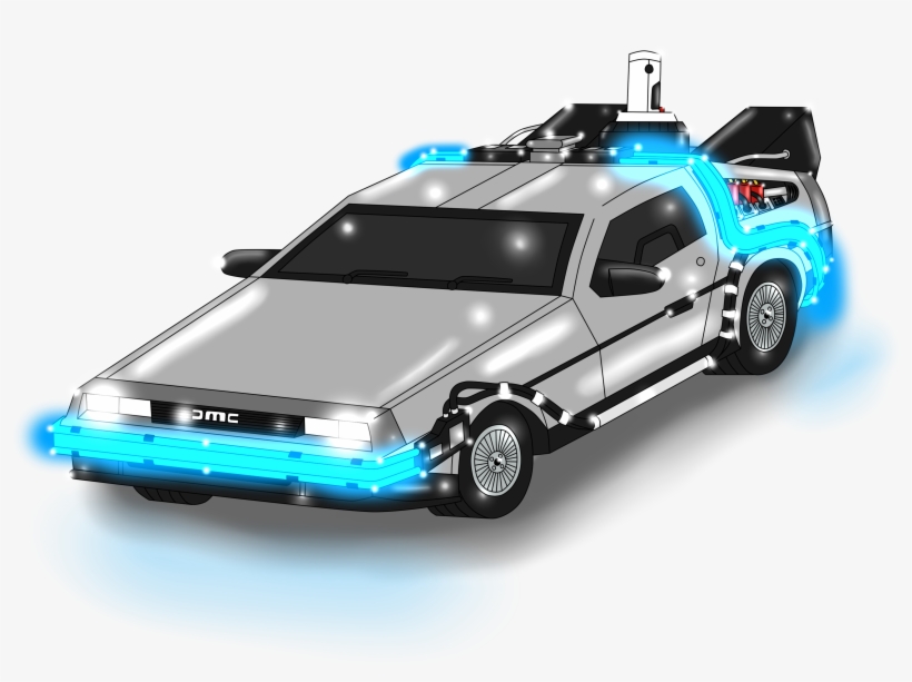 Delorean - Render - Police Car, transparent png download