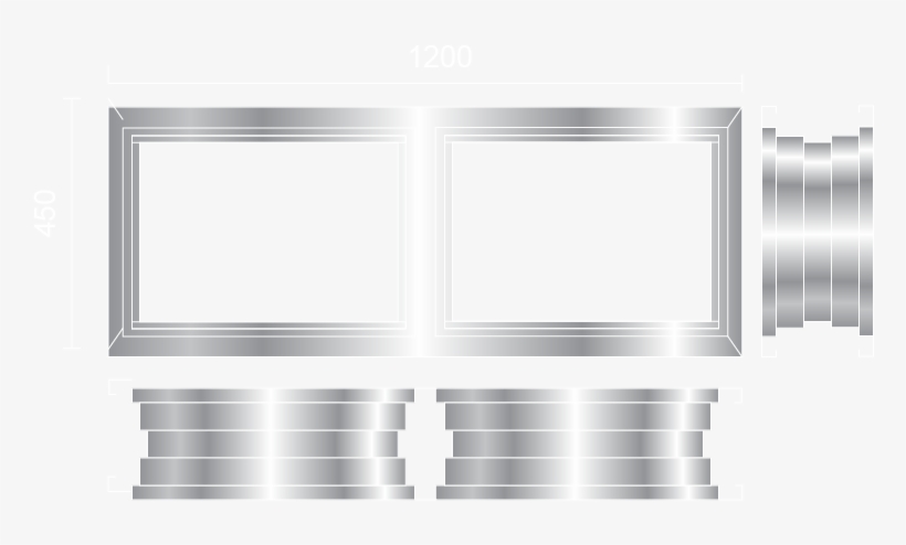 Casement Window Frame - Door Handle, transparent png download