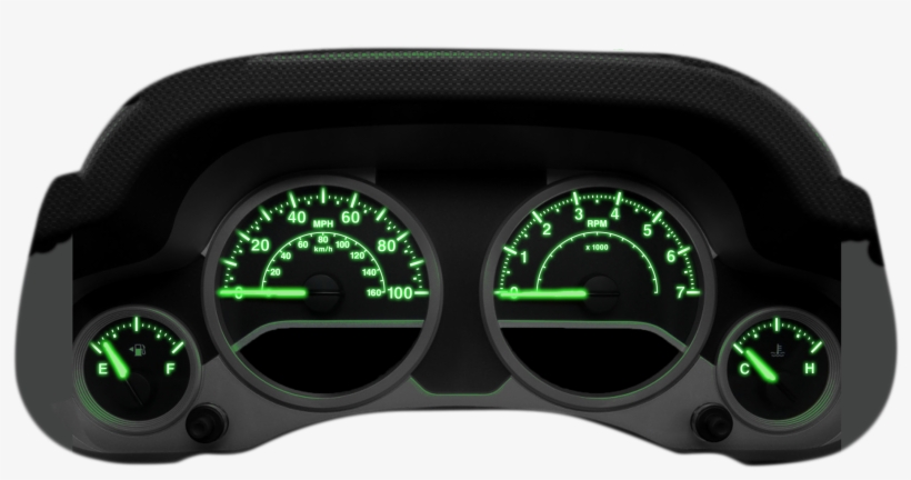 Clustergreen 1187kb Apr 04 2013 - Speedometer, transparent png download
