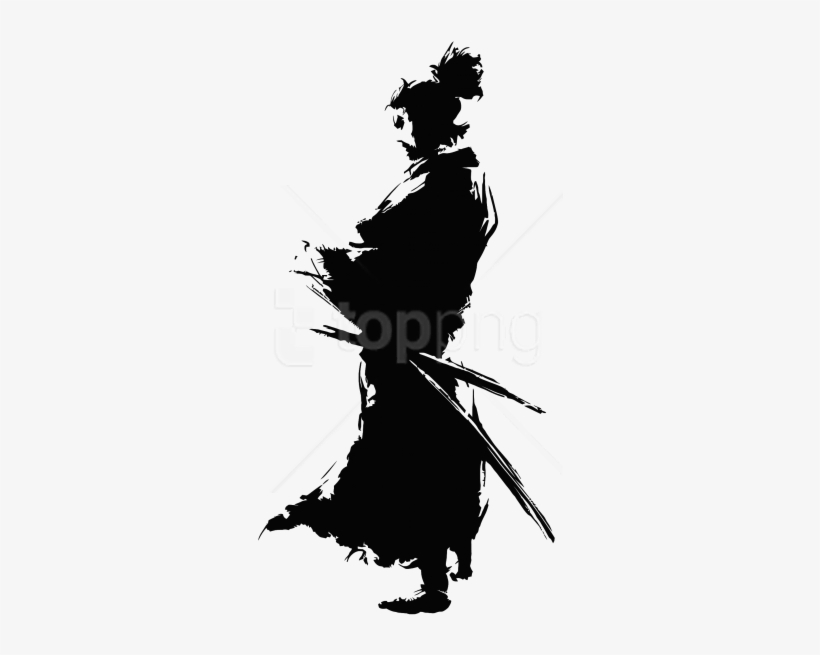 Free Png Download Samurai Clipart Png Photo Png Images - Samurai Silhouette Png, transparent png download