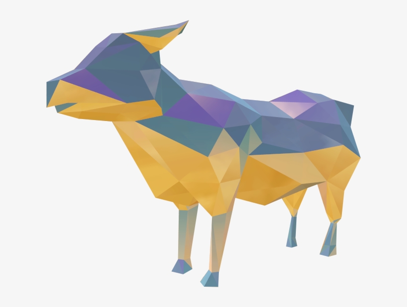 The Precious Rhinestone Cow Is A Reward Received For - Origami, transparent png download