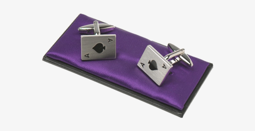 Cufflinks Ace Of Spades - Wallet, transparent png download