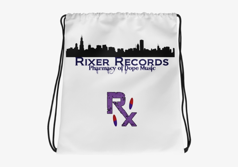 Chicago Skyline Drawstring Bag - Drawstring, transparent png download