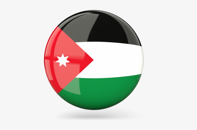 About Jordan - Jordan Flag Round Png, transparent png download