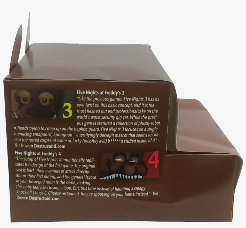 Freddy Fazbear Box - Chocolate, transparent png download
