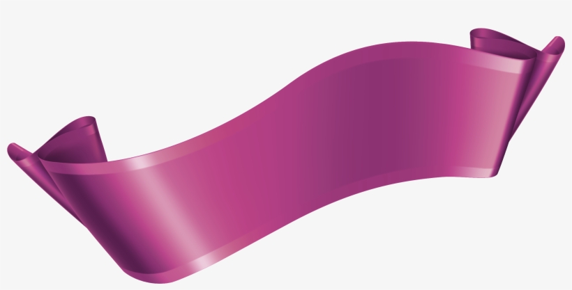 Purple Ribbon Vector - Playground Slide, transparent png download
