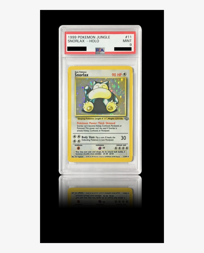 Psa 9 Snorlax 11/64 - Games, transparent png download