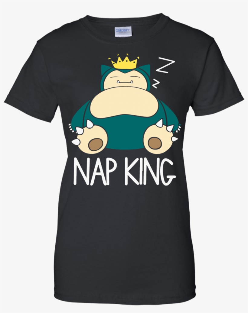 Image 918px Nap King Pokemon Snorlax Sleep T Shirts, - T-shirt, transparent png download