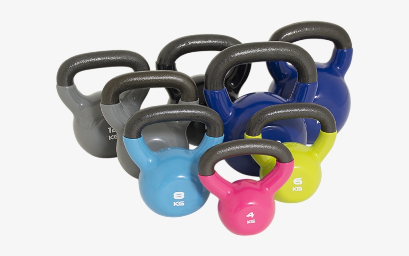 Vinyl Dipped Steel Kettlebells - Kettlebell, transparent png download