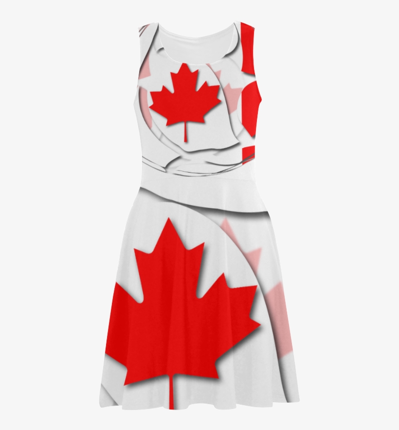 Flag Of Canada Atalanta Sundress - Fold A Flag Canada, transparent png download