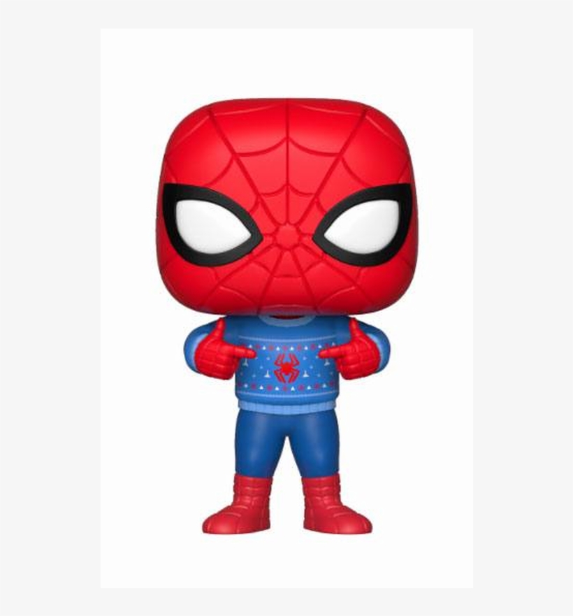 Spiderman Christmas Sweater Funko Pop, transparent png download