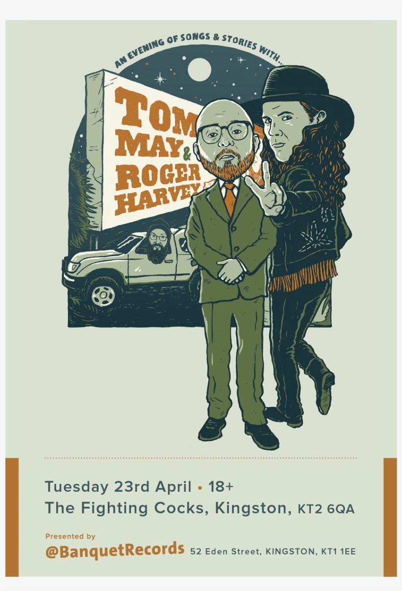 Tom May / Roger Harvey Tuesday 23rd April At The Fighting, transparent png download