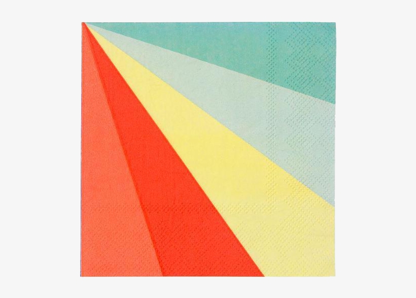 Color Wheel Napkins- Small - Triangle, transparent png download