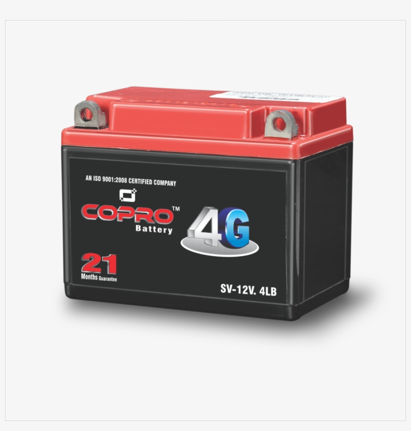 Two Wheeler Battery - Copro Battery 4g Price, transparent png download