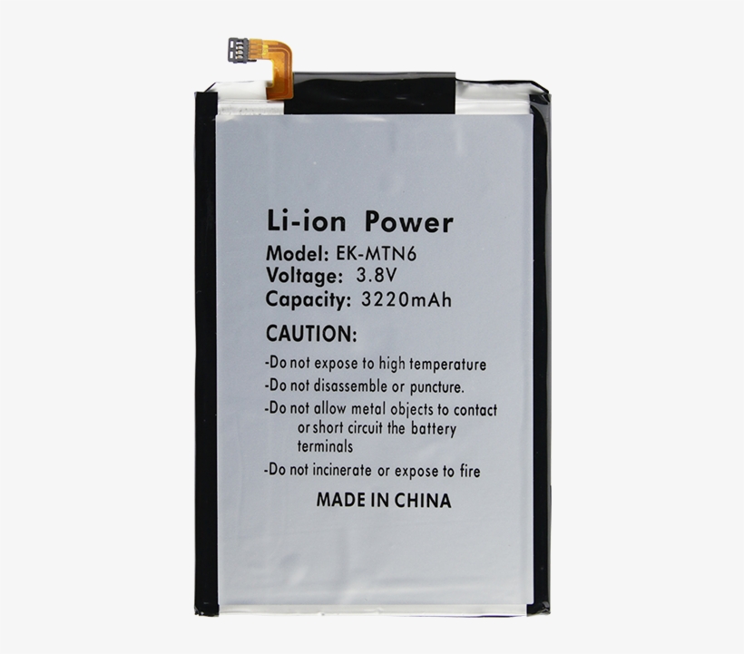Motorola Nexus 6 Battery - Paper, transparent png download