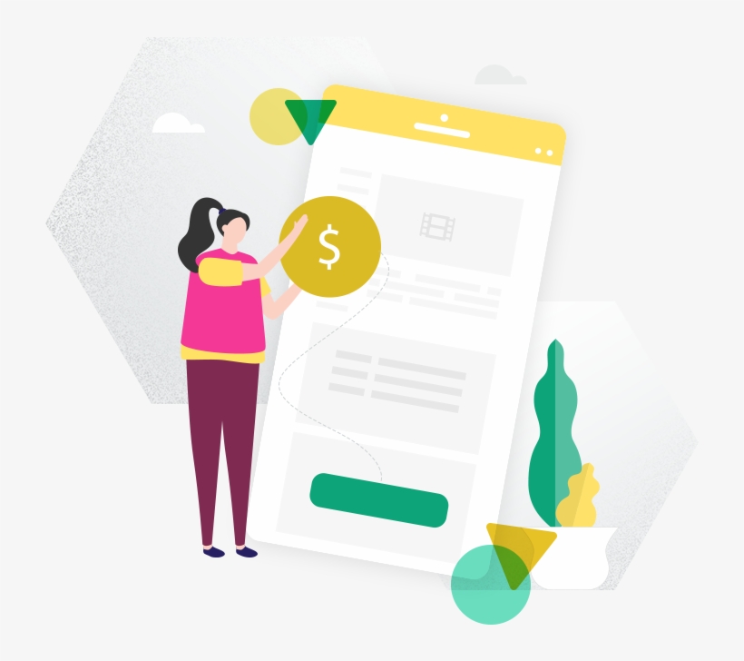 Mobile Fundraising - Illustration, transparent png download