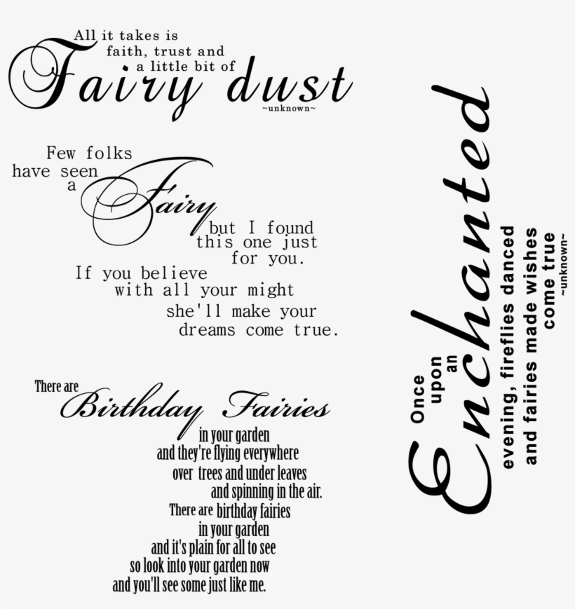Fairy Wordart - Word Art Fairy, transparent png download