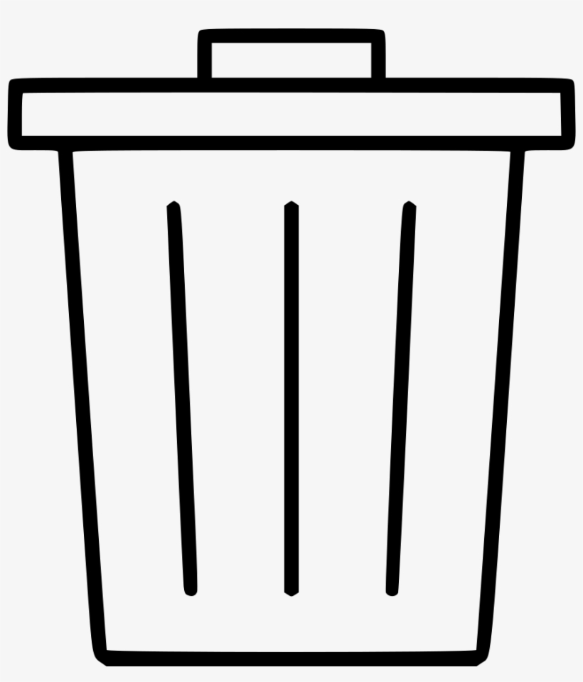 Trashcan Trash Can Recycle Bin Garbage Comments, transparent png download