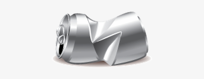 Clip Art Library Download Garbage Icons Detailed Aluminum - Crushed Can Clipart, transparent png download