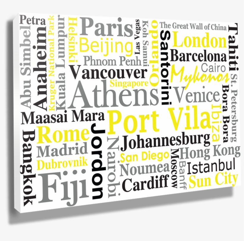 Canvas Wedding Word Art - Environment And Labor In The Caribbean, transparent png download